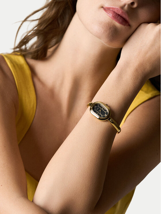 Fossil Годинник Fossil Sloan ES5456 Золотий