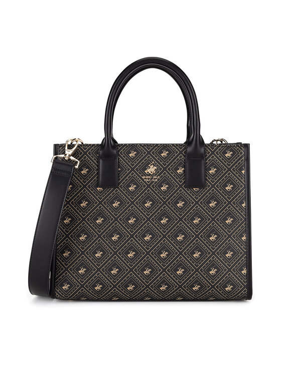 Beverly Hills Polo Club Дамска чанта Beverly Hills Polo Club BHPC-S-004-07 Черен