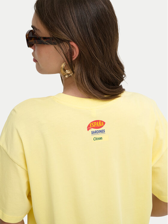 ONLY ONLY Футболка Vivvi 15346761 Світло-жовтий Regular Fit