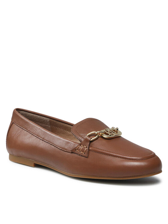 LAUREN RALPH LAUREN Čevlji brez vezalk LAUREN RALPH LAUREN Averi 802834983002 Rjava