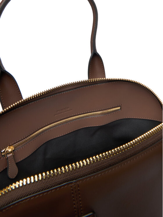 PINKO Kabelka PINKO Bowling Bag Medium AI 25-26 PLTT 105172 A0QO Hnědá