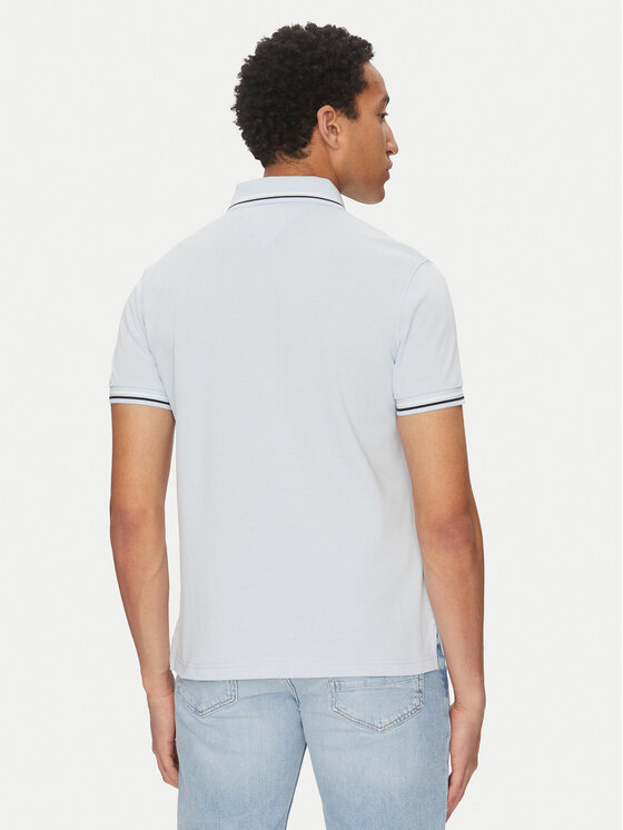 Tommy Hilfiger Tommy Hilfiger Polo Seasonal MW0MW39993 Svijetloplava Slim Fit