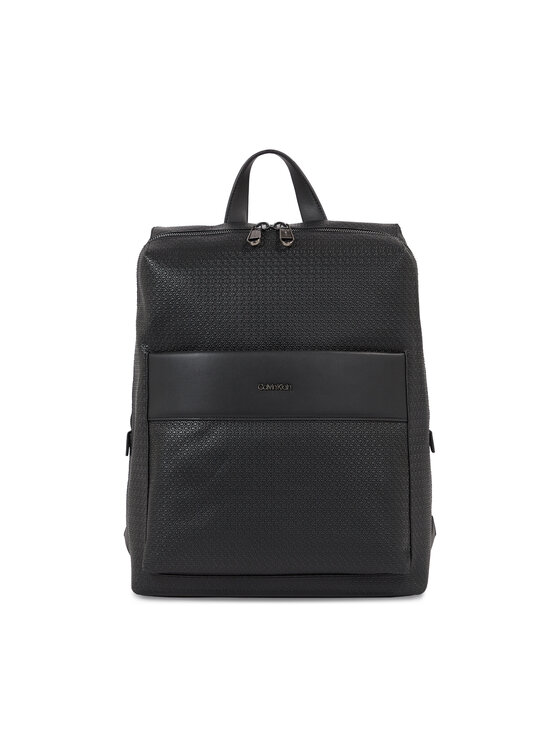 Calvin Klein Batoh Calvin Klein Minimalism Squared Bp Mono K50K510802 Černá