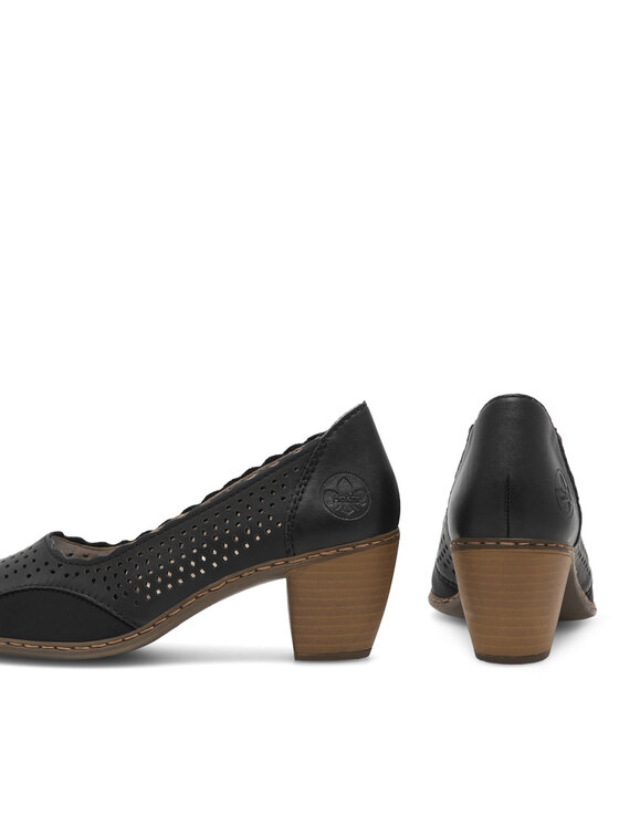 Rieker Pantofi Rieker 40952-00 Negru