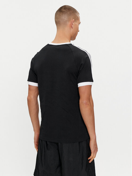 adidas adidas Póló Adicolor Classics 3-Stripes T-Shirt IA4845 Fekete Slim Fit