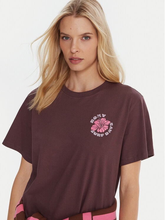 Roxy Roxy Camiseta Hangloose The Sky ERJZT06020 Violeta Regular Fit