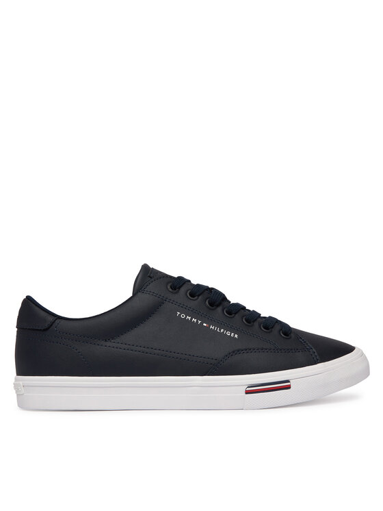 Tommy Hilfiger Tenisky Tommy Hilfiger Vulc Core Rwb Long Lace Lth FM0FM05814 Tmavomodrá