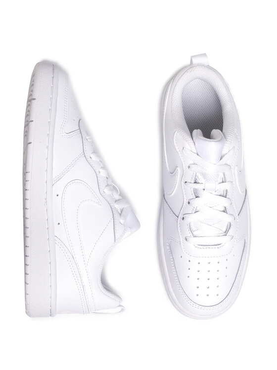 Nike Laisvalaikio batai Nike Court Borough Low 2 (GS) BQ5448 100 Balta