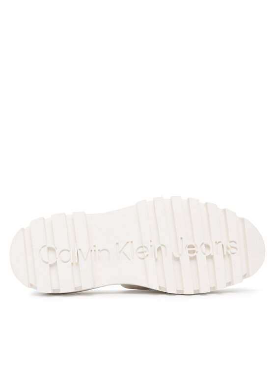 Calvin Klein Jeans Papucs Calvin Klein Jeans Toothy Combat Sandal Webbing YW0YW00949 Fehér