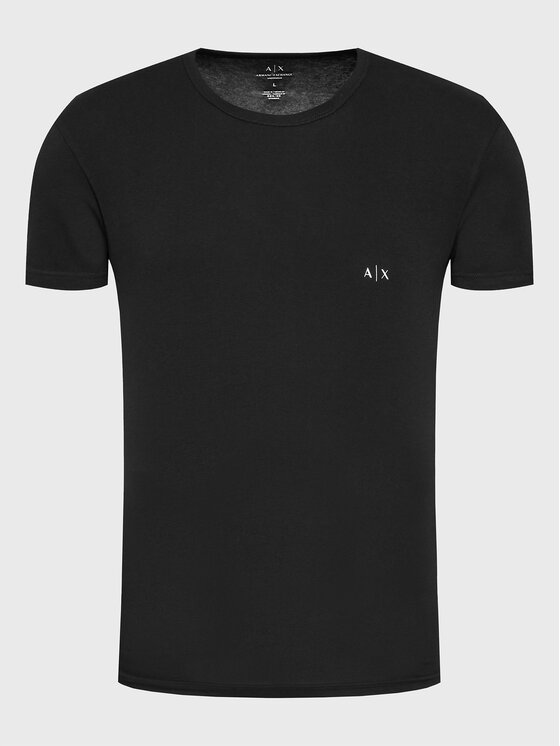 Armani Exchange Armani Exchange Комплект футболок 956005 CC282 07320 Чорний Slim Fit