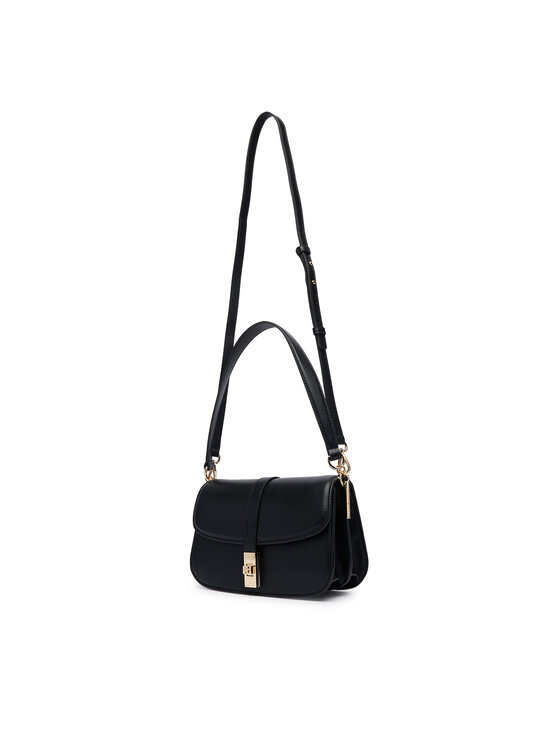 Tommy Hilfiger Ročna torba Tommy Hilfiger Th Heritage Conv Crossover AW0AW19321 Črna