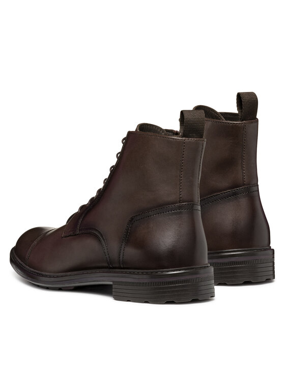 Geox Šnurovacia obuv Geox U Walk Pleasure B U567KB-00039 C6009 Hnedá