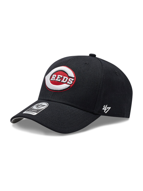47 Brand Cepure ar nagu 47 Brand Cincinnati Reds Mlb Mvp B-MVP07WBV-BKJ Melns