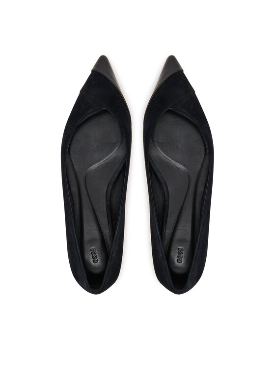 BOSS Īsi apavi BOSS Gracey 50548585 Melns