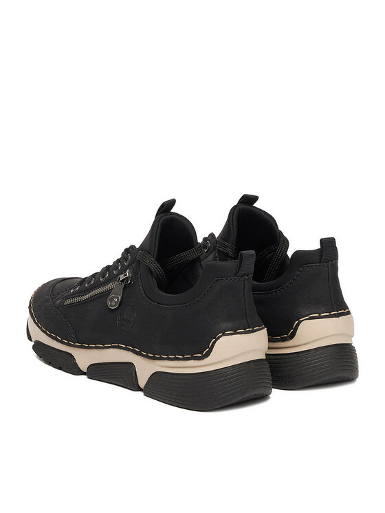 Rieker Sneakersy Rieker 45973-00 Černá