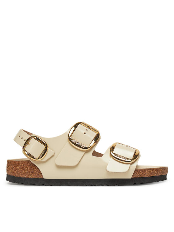 Birkenstock Sandály Birkenstock Milano Big Buckle 1025395 Écru