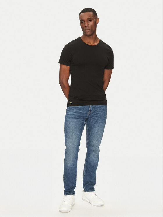 Lacoste Lacoste Комплект футболок TH9007 Чорний Slim Fit