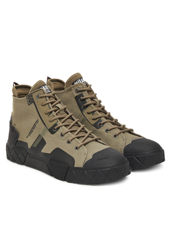 Palladium Sneakersy Palladium Ace City Shell Chuk2 74451-308-M Zelená
