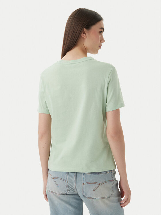 Tommy Hilfiger Tommy Hilfiger Camiseta WW0WW40276 Verde Regular Fit