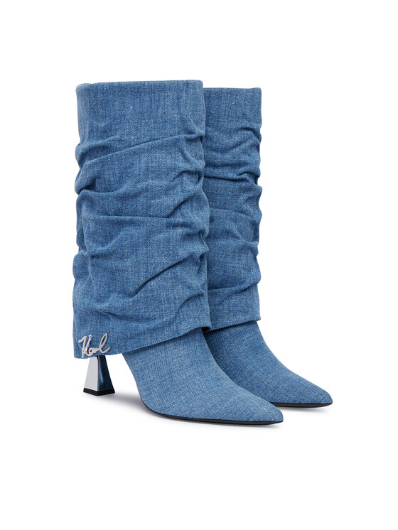 KARL LAGERFELD Stivali KARL LAGERFELD Debutante KL32086 Blu scuro