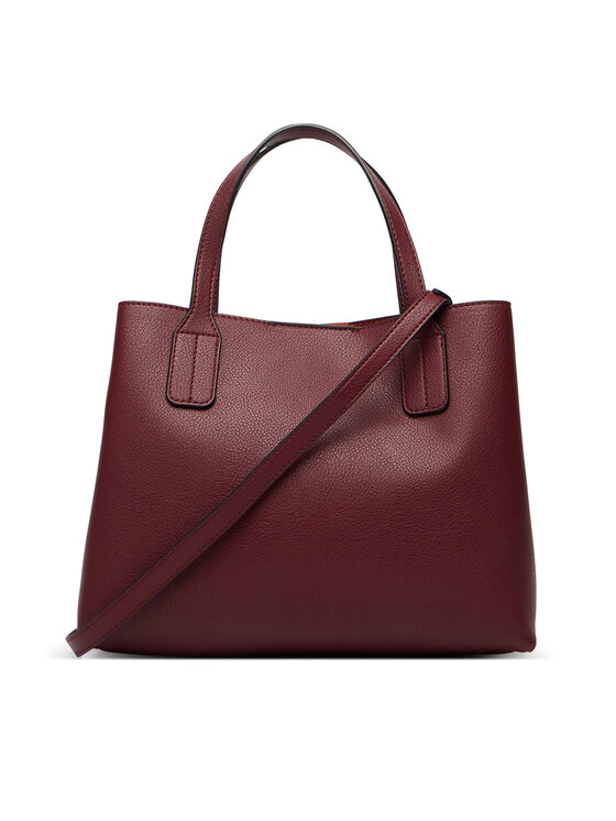 Tommy Hilfiger Borsetta Tommy Hilfiger Th Icon Mini Satchel AW0AW18722 Bordeaux