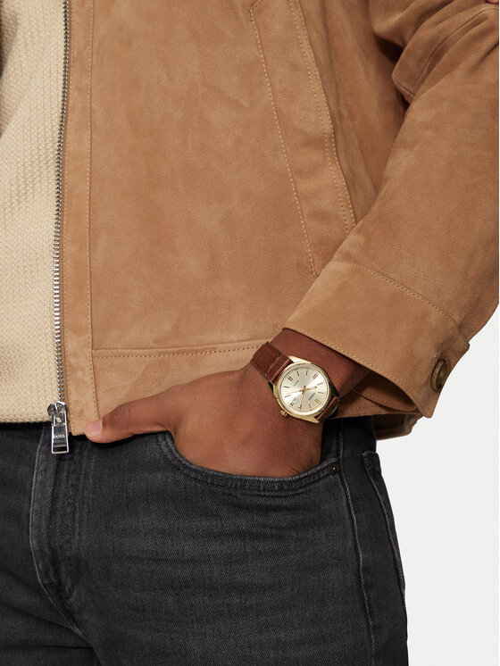 Casio Hodinky Casio Timeless Collection MTP-1302PGL-9AVEF Hnedá