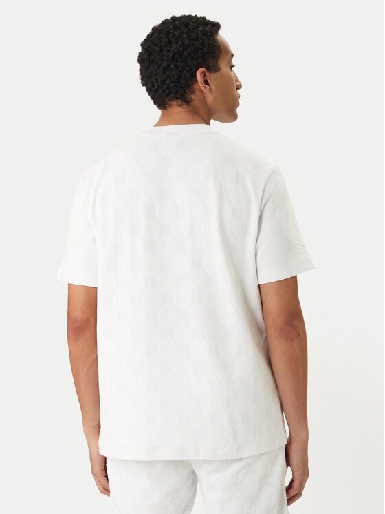 BOSS BOSS Camiseta Member 50558867 Blanco Relaxed Fit