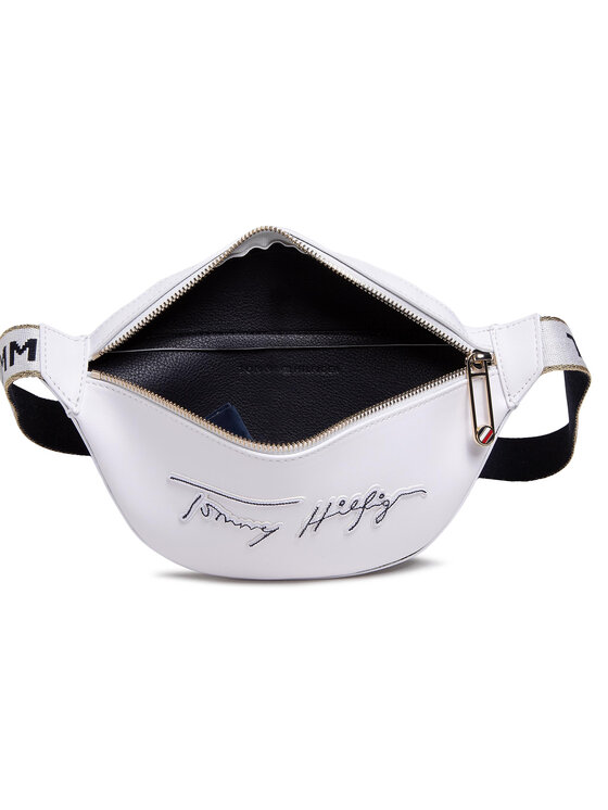 Tommy Hilfiger Ledvinka Tommy Hilfiger Iconic Tommy Bumbag AW0AW09958 Bílá