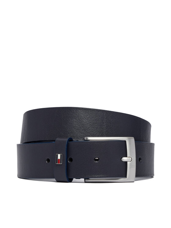 Tommy Hilfiger Curea pentru Bărbați Tommy Hilfiger Adan 3.5 Ext AM0AM13014 Bleumarin