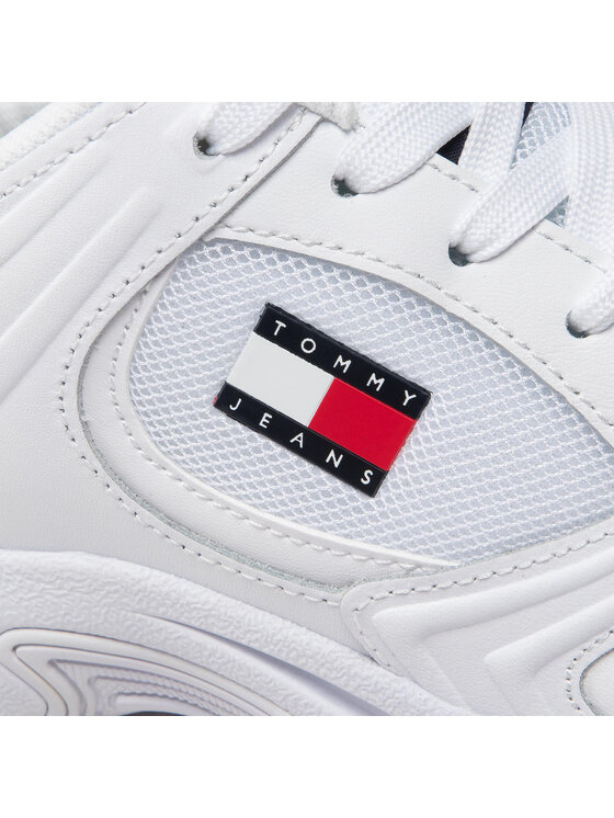 Tommy Jeans Laisvalaikio batai Tommy Jeans City Runner Wmn EN0EN01879 Balta