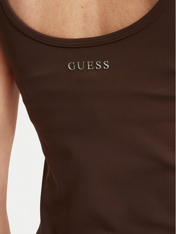 Guess Guess Top V6BP09 K6727 Marrón Slim Fit