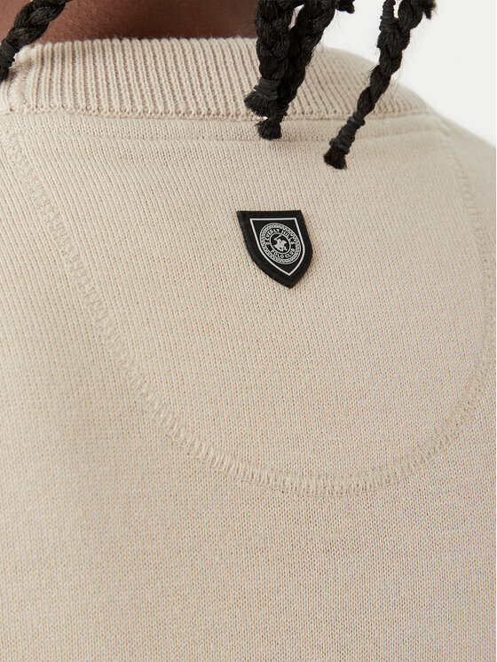 Beverly Hills Polo Club Beverly Hills Polo Club Camiseta M7611-HR Beige claro Regular Fit
