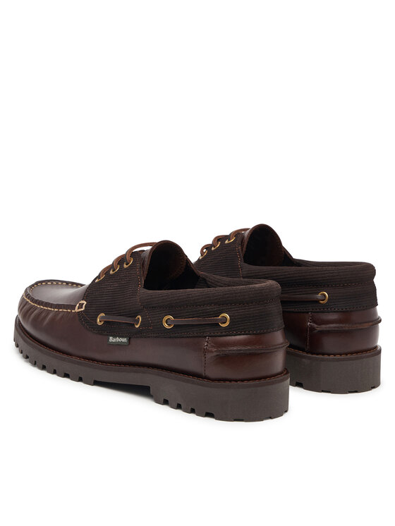 Barbour Poltopánky Barbour Deck Boat MFO0795BR98 Tmavo hnedá