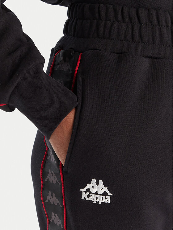 Kappa Kappa Spodnji del trenirke Banda Adina 311M8HW Črna Regular Fit