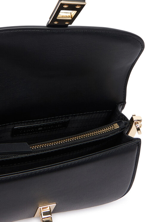 Tommy Hilfiger Bolso Tommy Hilfiger Th Heritage Chain Crossover AW0AW19319 Negro