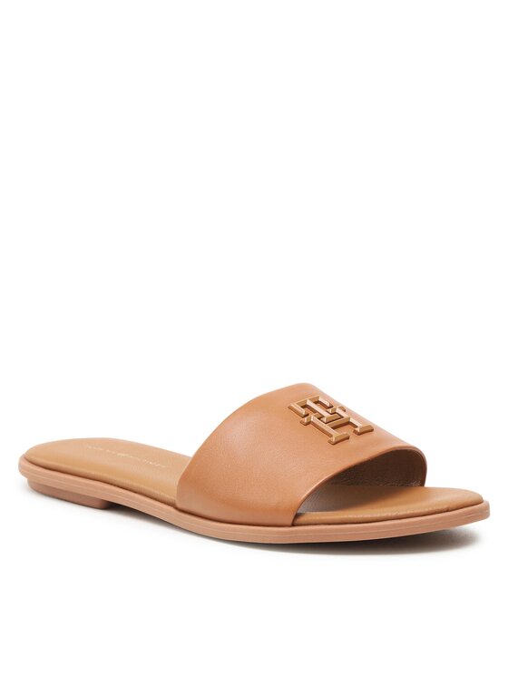 Tommy Hilfiger Chanclas Tommy Hilfiger Th Pop Mule FW0FW07097 Marrón