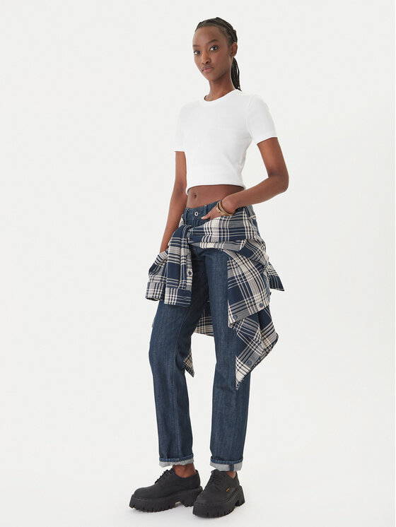 G-STAR G-Star Raw Jeans hlače Lennoxx D28396-E358 Mornarsko modra Straight Fit