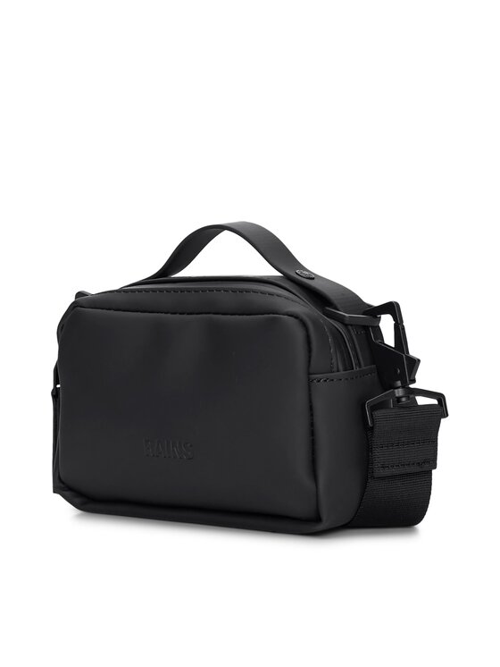 Rains Мъжка чантичка Rains Box Bag Micro W3 14120 Черен