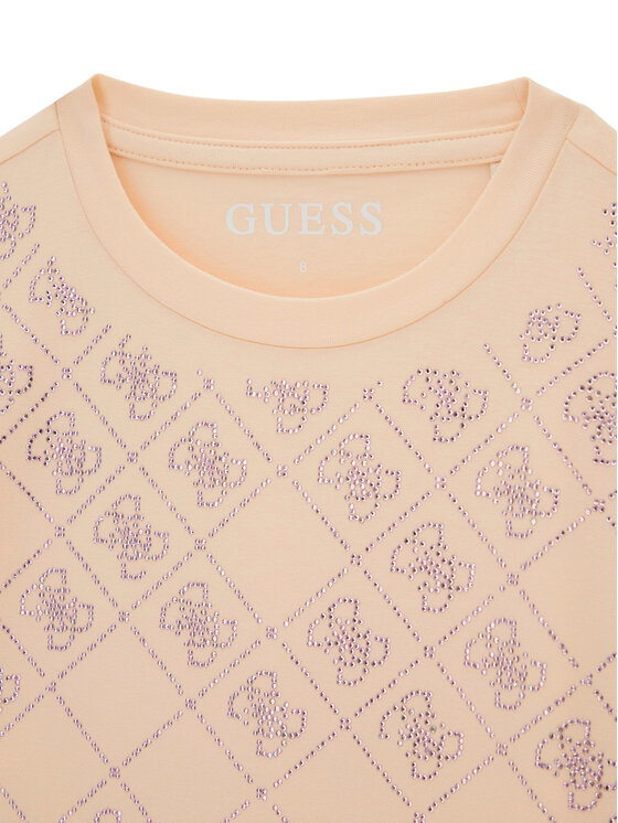Guess Guess Футболка J6GI05 K6YW4 Світло-помаранчевий Boxy Fit