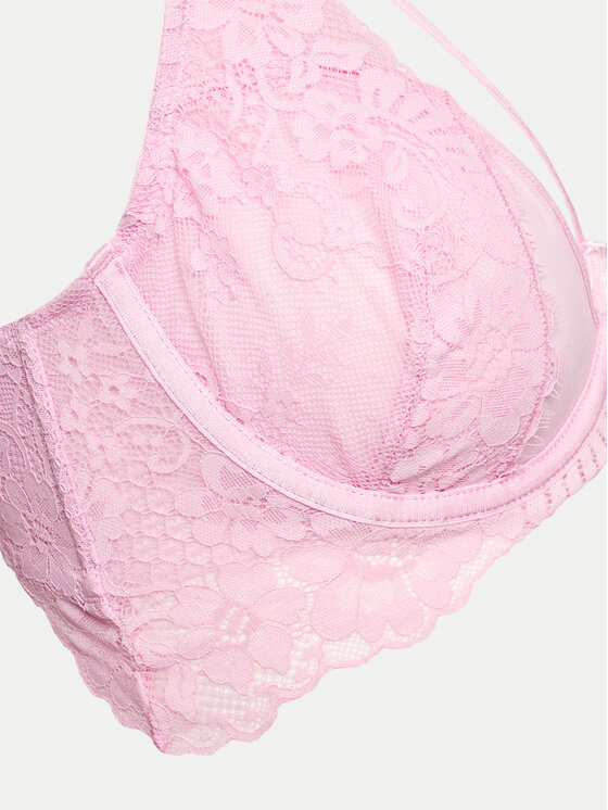 Hunkemöller Hunkemöller Σουτιέν με μπανέλα Milaan 205383 Ροζ