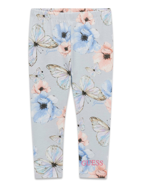 Guess Guess Легінси K6RB07 J1314 Блакитний Slim Fit