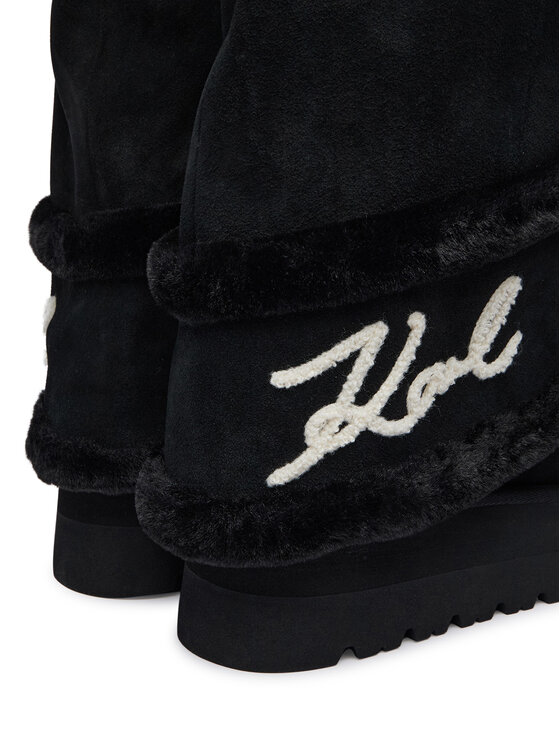 KARL LAGERFELD Csizma KARL LAGERFELD Skylar KL48672 Fekete