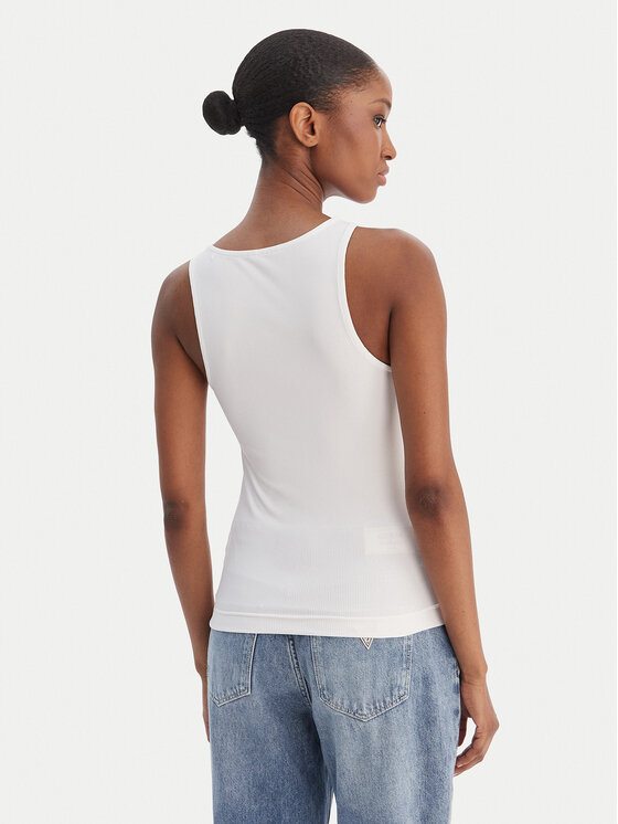 Guess Guess Top W6RP39 KD092 Blanco Regular Fit