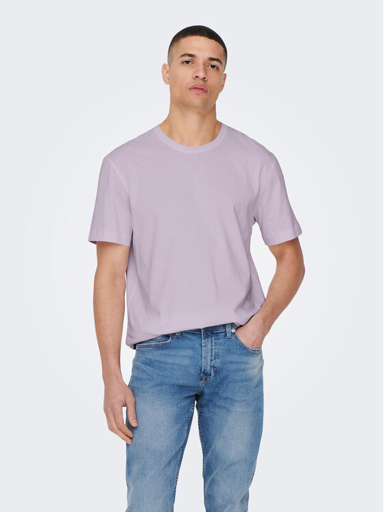 Only & Sons Only & Sons Majica 22025208 Vijolična Regular Fit