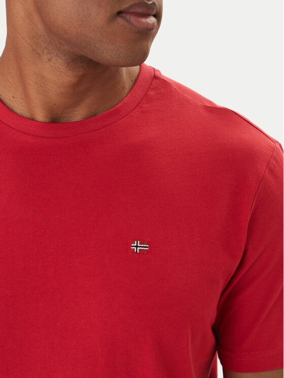 Napapijri Napapijri Camiseta Salis NP0A4H8D Rojo Regular Fit