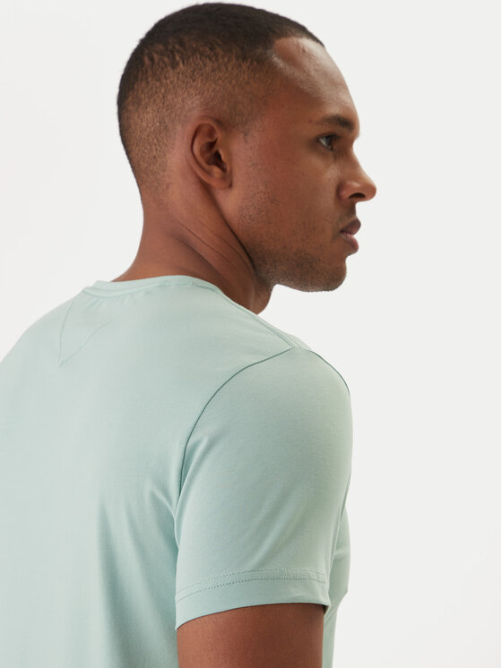 Tommy Hilfiger Tommy Hilfiger Camiseta MW0MW10800 Verde Slim Fit