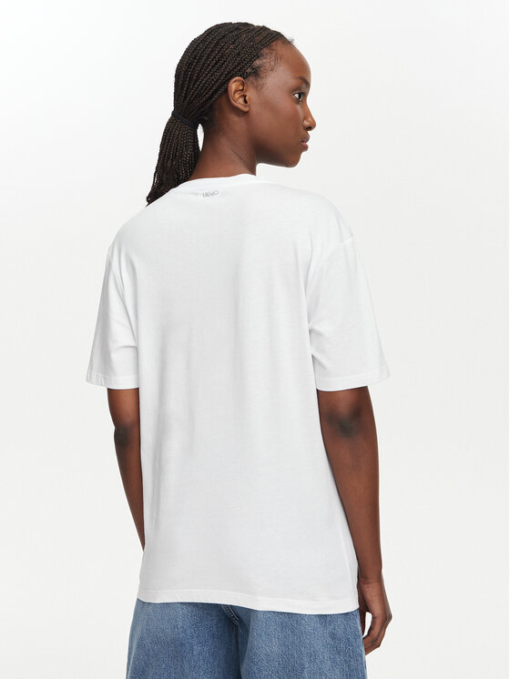 Liu Jo Liu Jo Camiseta WF6324 J0088 Blanco Regular Fit