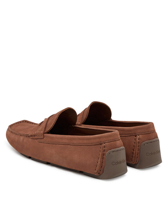 Calvin Klein Mokasíny Calvin Klein Driver Penny Nu HM0HM01866 Hnědá