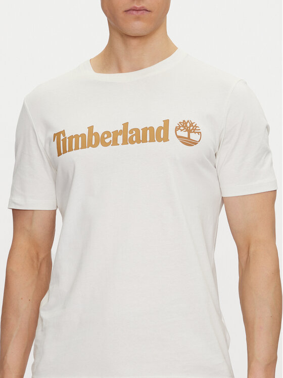 Timberland Timberland Футболка TB0A5UPQ Écru Regular Fit