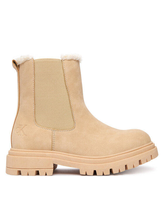 Calvin Klein Škornji Calvin Klein V3A5-83126-0315500 S Bež